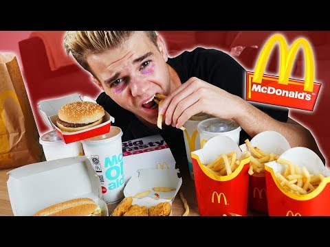 Eine Woche nur McDonalds ESSEN! 😱 - Selbstexperiment (Grenze)