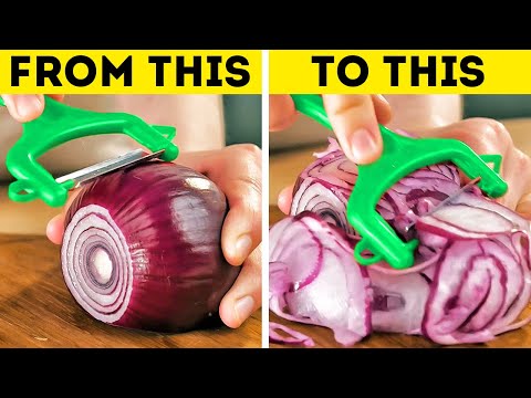 How to Peel and Slice Fruits and Vegetables 🍅🧅🔪