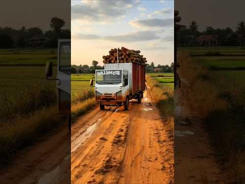 Truk Al Bawa muatan Kayu, Antar ke pabrik