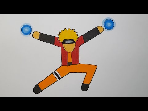 Menggambar Stickman Keren Naruto