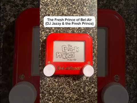 Fresh Prince of Bel-Air on an Etch A Sketch 👑 Subscribe for more content like this! @WillSmith