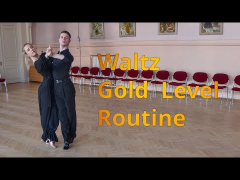 Waltz Gold Level Choreography | Bounce Fallaway, Fallaway Natural Turn