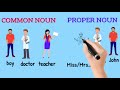 Differentiating Common and Proper Nouns