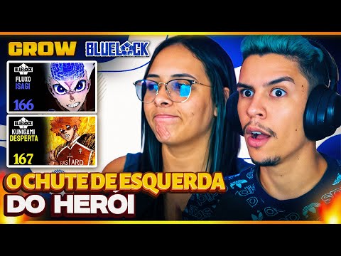 (KUNIGAMI DESPERTA???) Blue Lock - CAP 166 e 167 | Crow | [Casal Jounin React] 🔥