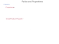 Understanding Ratios and Proportions