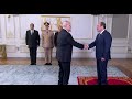 السيد الرئيس يشهد أداء اليمين لرؤساء محكمة النقض ومجلس الدولة وهيئتي قضايا الدولة والنيابة الإدارية