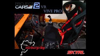 Vive Pro - Project Cars 2 - Full Nürburgring Circuit in 7 Mins!