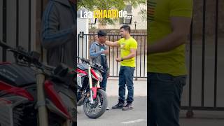 Bach gaya aaj 😂 #farazstuntrider #superbikes #bikers #bike #hayabusa