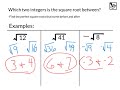 Estimating Square Roots and Their Approximations