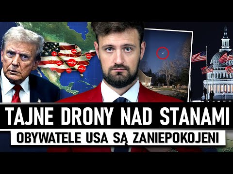 Nieznane DRONY nad USA - Cały kraj oburzony