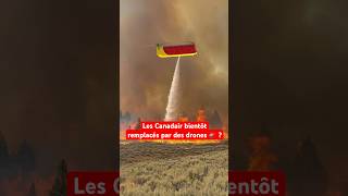 Les Canadair bientôt remplacés par… des drones 🚁 ? #feu #foret #incendie #drone #innovation