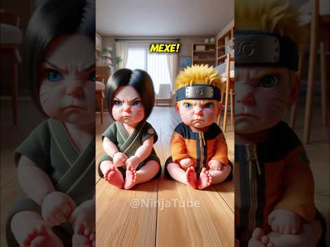 🔥Naruto vs Sasuke: A Maior Briga Começou Dentro da Barriga 😂 #shorts