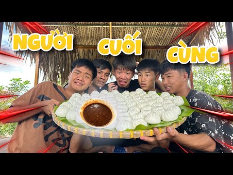 Anh Ba Phải | Thử Thách Người Cuối Cùng Còn Ăn Bánh Bao Chấm Mắm Thúi