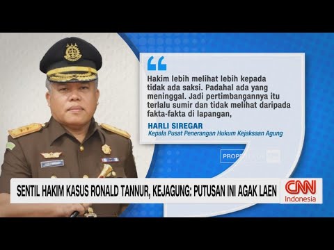 Sentil Hakim Kasus Ronald Tannur, Kejagung: Putusan Ini Agak Laen