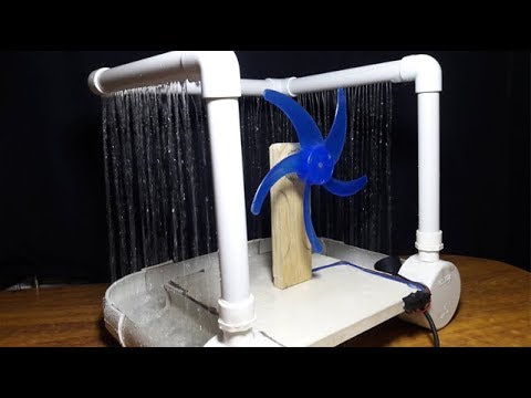 Make 12v  Water Cooler Fan With PVC Pipe Amazing