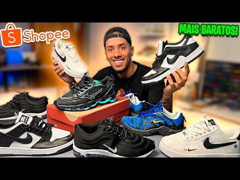 DECIDI COMPRAR OS TENIS MAIS BARATOS DA SHOPEE, INACREDITÁVEL KKKKK