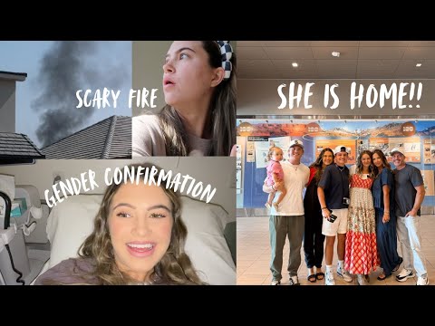 VLOG: she's home, anatomy scan, fire by our house!