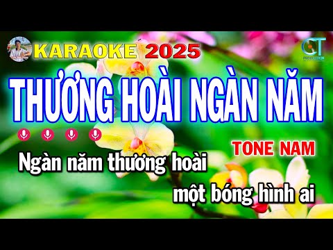 Karaoke Thương Hoài Ngàn Năm Tone Nam Nhạc Sống | Công Minh