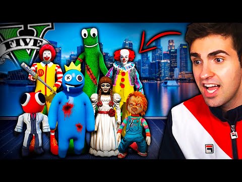 *ME ENFRENTO con TODOS MIS ENEMIGOS* 😈🧸😱 (GTA 5 Mods)