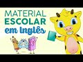 Quiz sobre Materiais Escolares em Inglês