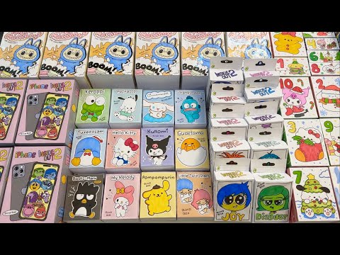 [💸 paper diy 💸] 2024 BLIND BOXES COMPILATION unboxing! | Labubu, Sanrio, Inside Out, Apple Blind Box