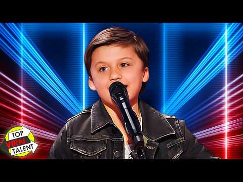 10 Year Old Young Boy SHREDS Guitar and BLOWS Everyone Away on AGT!