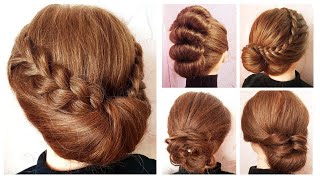 5 Quick & Easy updo for short hair | Hairstyles for every occasion | Hair tutorial for beginners