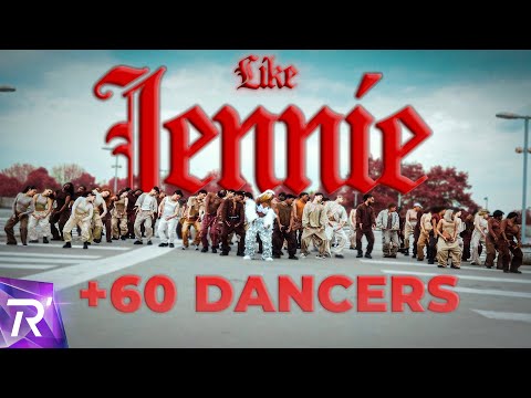 [K-POP DANCE COVER] JENNIE (제니)- ‘like JENNIE’ (+60 Dancers) | 커버댄스 by RISIN' Performance | France