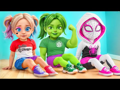 Deadpool ve Harley Quinn Tarafından evlat edinildim! Nasıl Süper Kahraman Olunur? Olağanüstü Makyajı