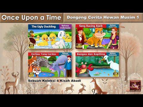 Dongeng Cerita Hewan Musim 1 | Sebuah Koleksi 4 Kisah Abadi | @IndonesianFairyTales