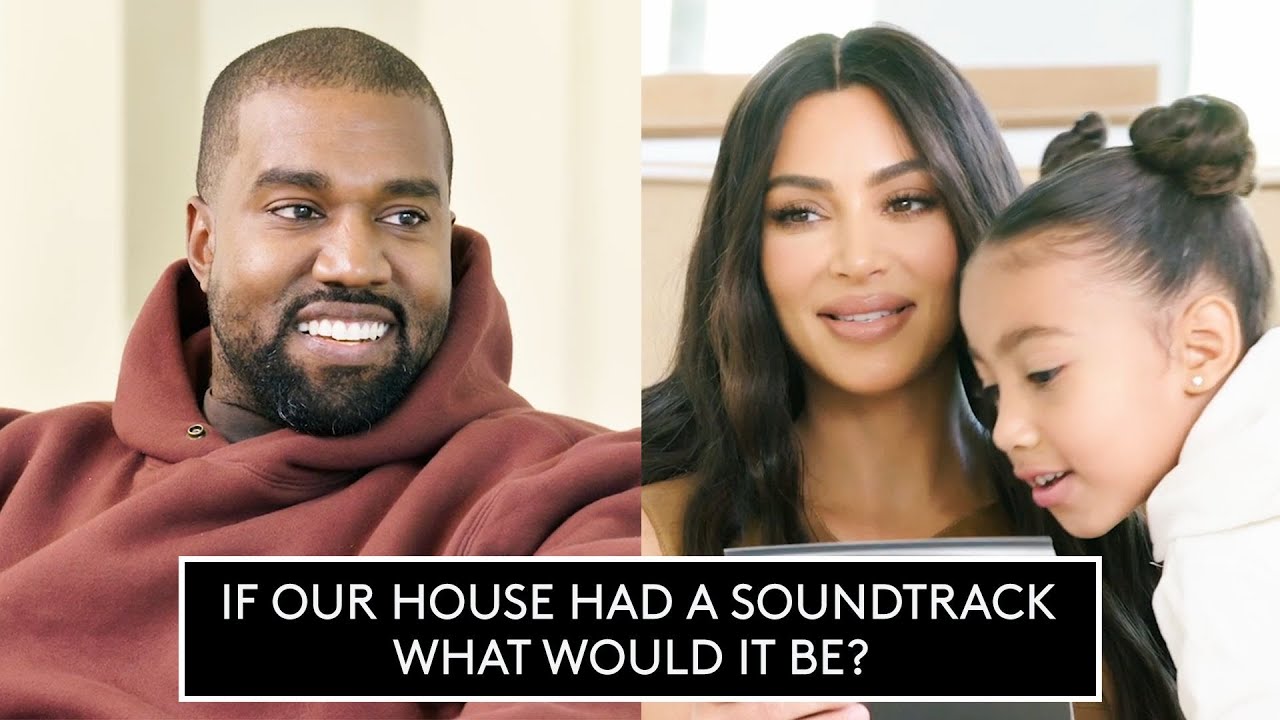 Kim and Kanye quiz each other on Home Design, Family, and Life