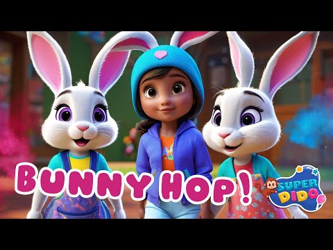 Hop Hop Bunny Hop! | Fun Kids Song About Bunnies & Adventures | #kidslearning #nurseryrhymes