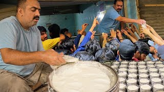Jeda Lassi Wala | People Are Crazy For This Lassi | Butter Milk Lassi | Lahore Famous Jeda Lassi