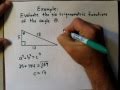 Exploring Trigonometric Functions through Right Triangles