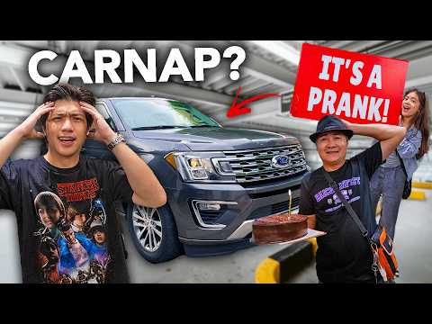 Our CAR Got Stolen?! (Birthday Prank Surprise) | Ranz and Niana