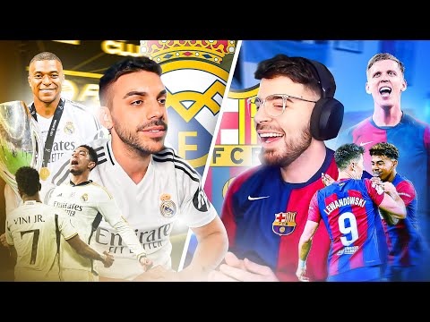 ¿QUÉ PLANTILLA ES MEJOR? REAL MADRID vs BARCELONA 24/25 - DjMaRiiO vs LA COBRA