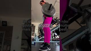 Tire forças para fazer por você #treino #academia