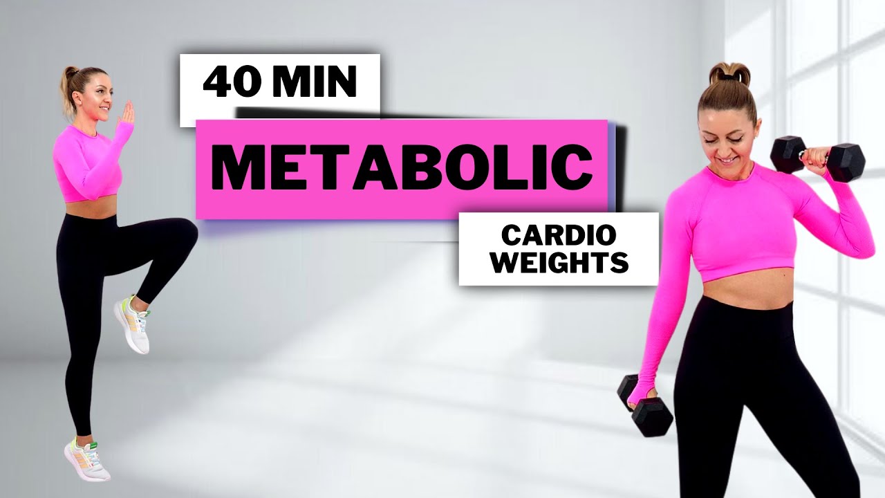 40 MIN METABOLIC WORKOUT🔥CARDIO & STRENGTH for FAT BURN & MUSCLE TONE🔥ALL STANDING🔥NO REPEAT🔥