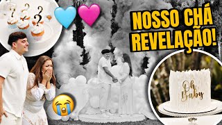 NOSSO CHÁ REVELAÇÃO COMPLETO *MUITO EMOCIONANTE 🩵🩷😭