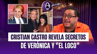 Cristian Castro exhibió a la Verónica Castro y al Loco Valdés | MLDA