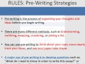 School Uniforms and Pre-Writing Strategies
