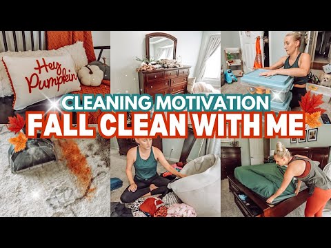 2024 Fall Clean With Me | Cozy Autumn Home Cleaning Motivation- House Reset