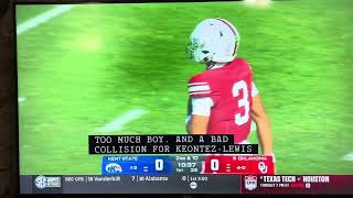 Keontez Lewis injury October 4th vs Kent State