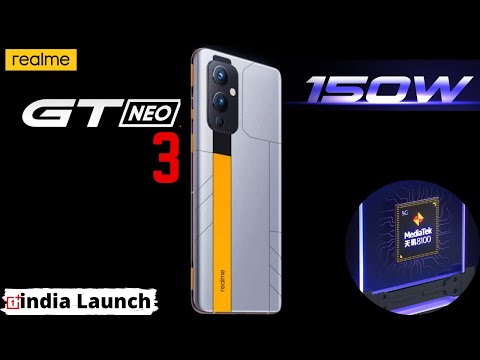 (ENGLISH) Realme GT Neo 3 5G - First Look - Official India Launch - Specifications & Price - OnePlus Nord 3