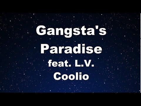 Karaoke♬ Gangsta’s Paradise – Coolio 【No Guide Melody】 Instrumental