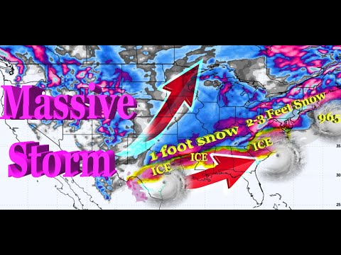 Get Ready For A MASSIVE Snowstorm & Ice Storm!