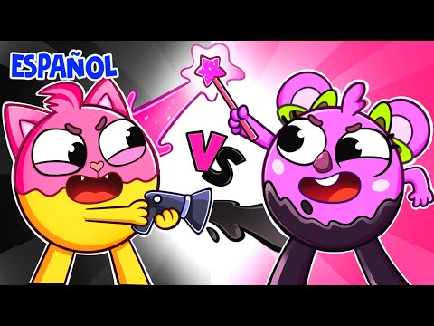 Duelo rosa o azul 💗🖤 | Canciones infantiles divertidas 😻🐨🐰🦁 Para Baby Zoo Español