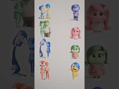 Inside Out 2 Parents and children Matching Puzzle🧩 #shorts #viral #art