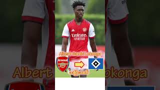 အာဆင်နယ်ကစားသမား Albert Sambi Lokonga ဟမ်းဘတ်ကို ပြောင်းရွှေ့ပါပြီ။#သစ်လွင်