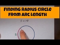 Arc Length and Central Angles